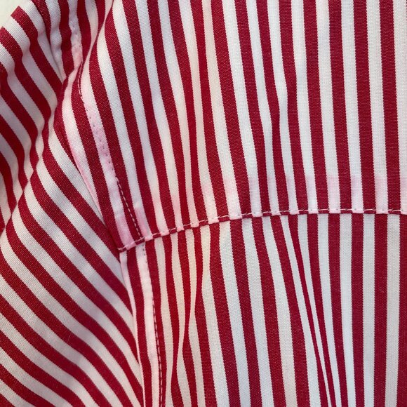 Favourbrook London Bengal Stripe Dress Shirt - Red/White - Men's - Picture 5 of 11